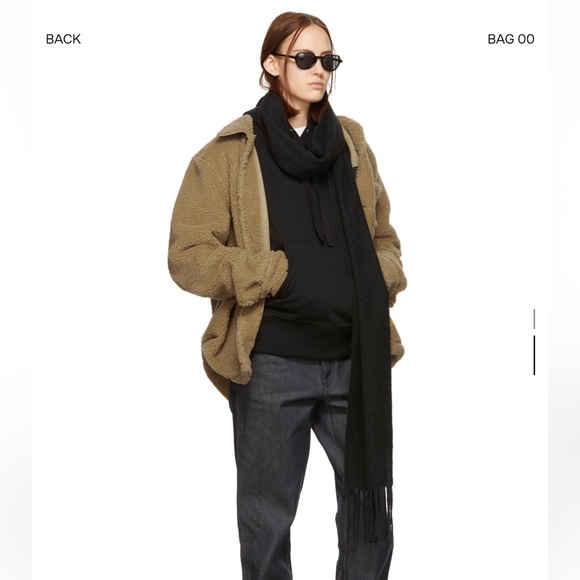 Acne Studios black skinny Canada scarf | Never worn🖤 - Picture 1 of 7